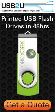 Printed USB Flash Drives in 48hrs
